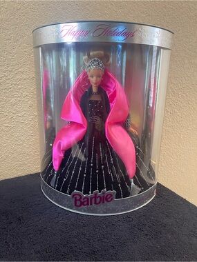 Barbie Black & Hot Pink Holiday Collector Doll